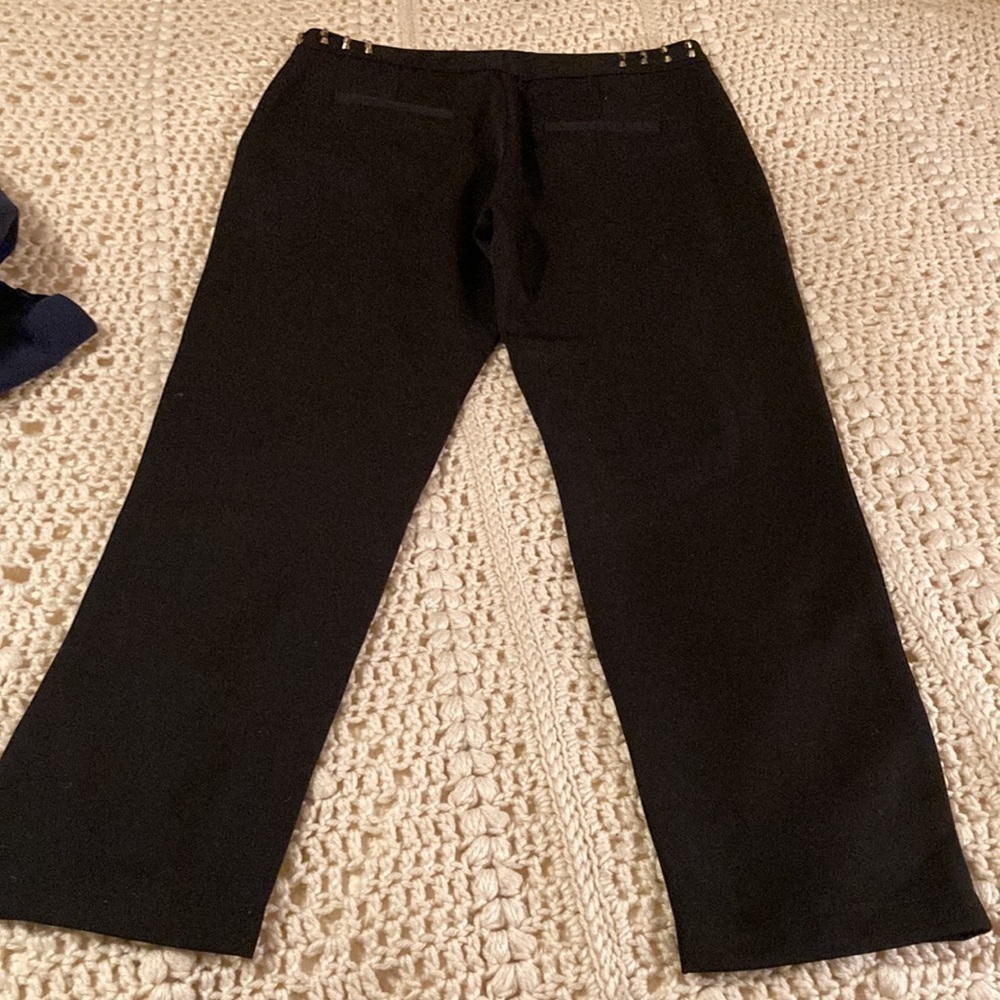 🌈 Studded waist black chino by amy w.h. Size M - Picture 5 of 6